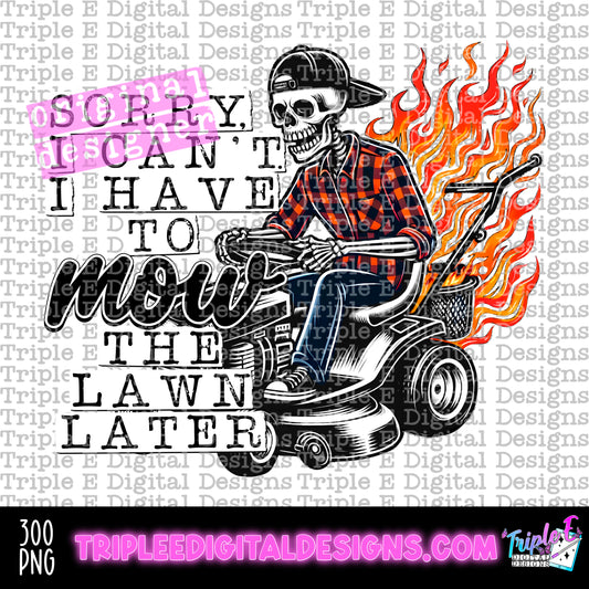 Mow The Lawn PNG Design