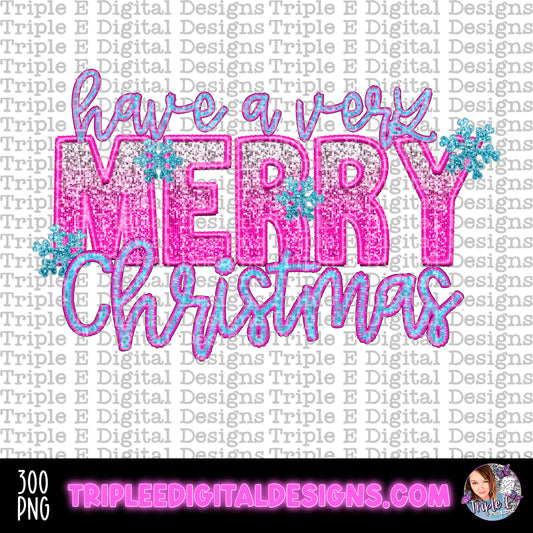 Have a Verry Merry Christmas PNG Design