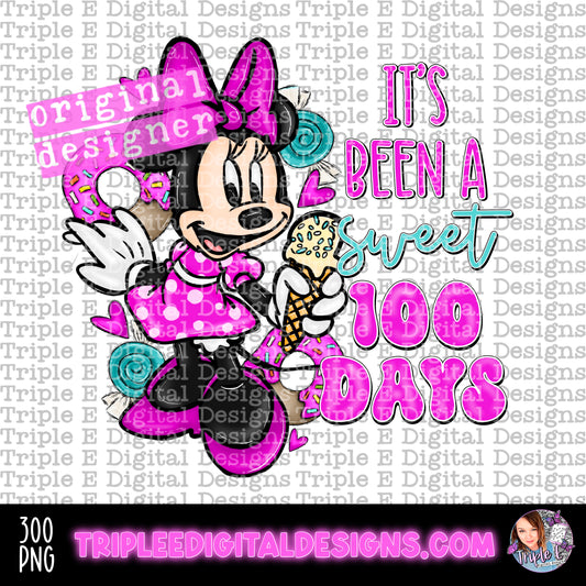 It's Been A Sweet 100 Days PNG Design