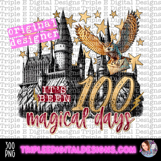It's Been 100 Magical Days PNG Design