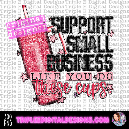 Support Small Business PNG Design