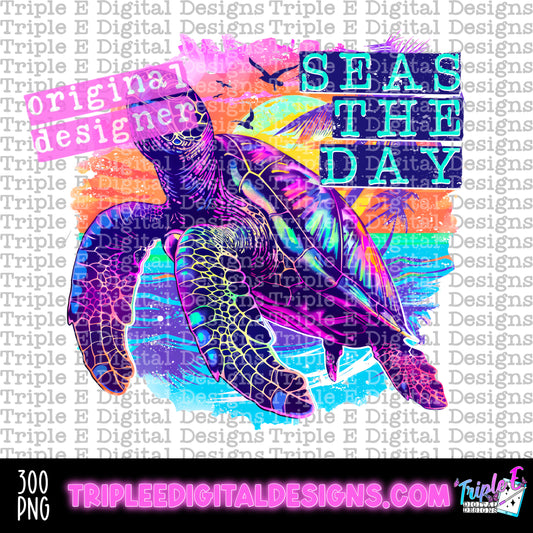 Seas The Day PNG Design