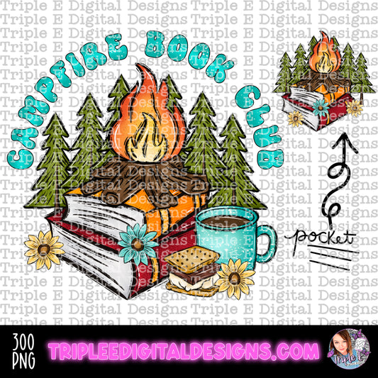 Campfire Book Club PNG