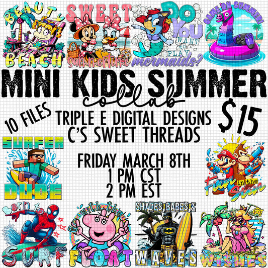 Mini Kids Summer Collab w/ C's Sweet Threads