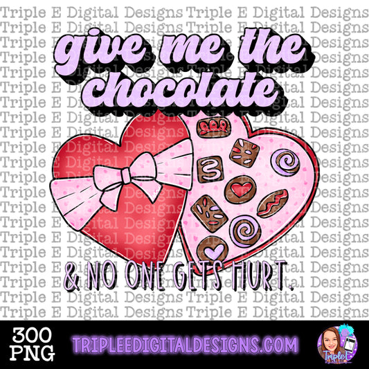GiVe Me the Chocolate PNG
