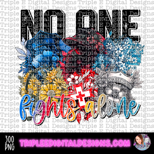 No One Fights Alone PNG