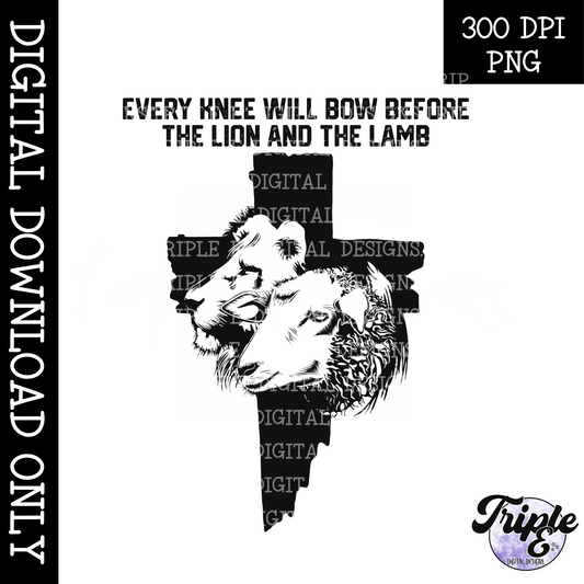 Every Knee Will Bow PNG